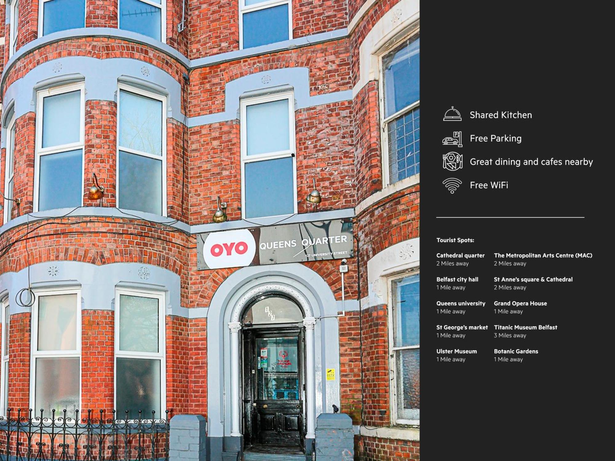 Oyo Queens Quarter Belfast Exterior foto
